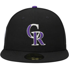 Colorado Rockies New Era 9/11 Memorial Side Patch 59FIFTY Fitted Hat - Black Hats