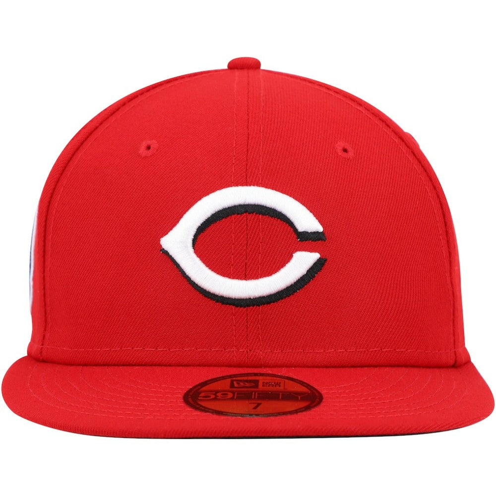 Cincinnati Reds New Era 9/11 Memorial Side Patch 59FIFTY Fitted Hat - Red Hats