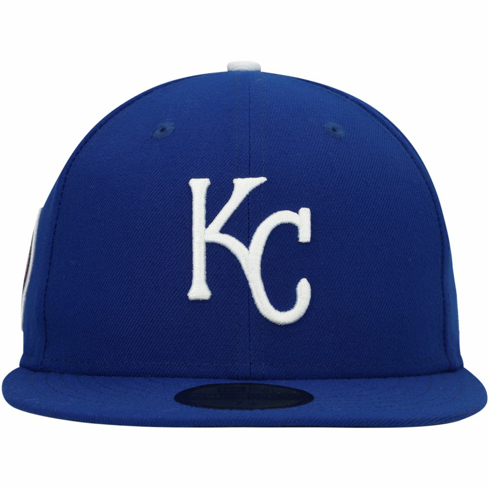 Kansas City Royals New Era 9/11 Memorial Side Patch 59FIFTY Fitted Hat - Royal Hats