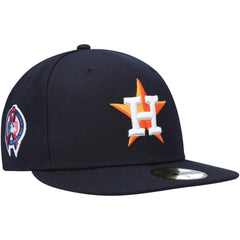 Houston Astros New Era 9/11 Memorial Side Patch 59FIFTY Fitted Hat - Navy Hats
