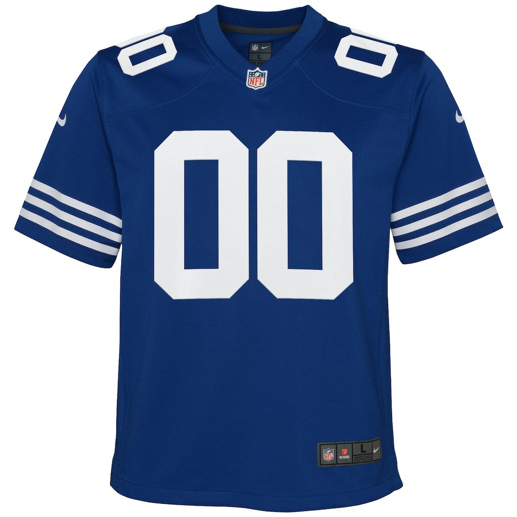 Indianapolis Colts Youth Alternate Custom Game Jersey Royal
