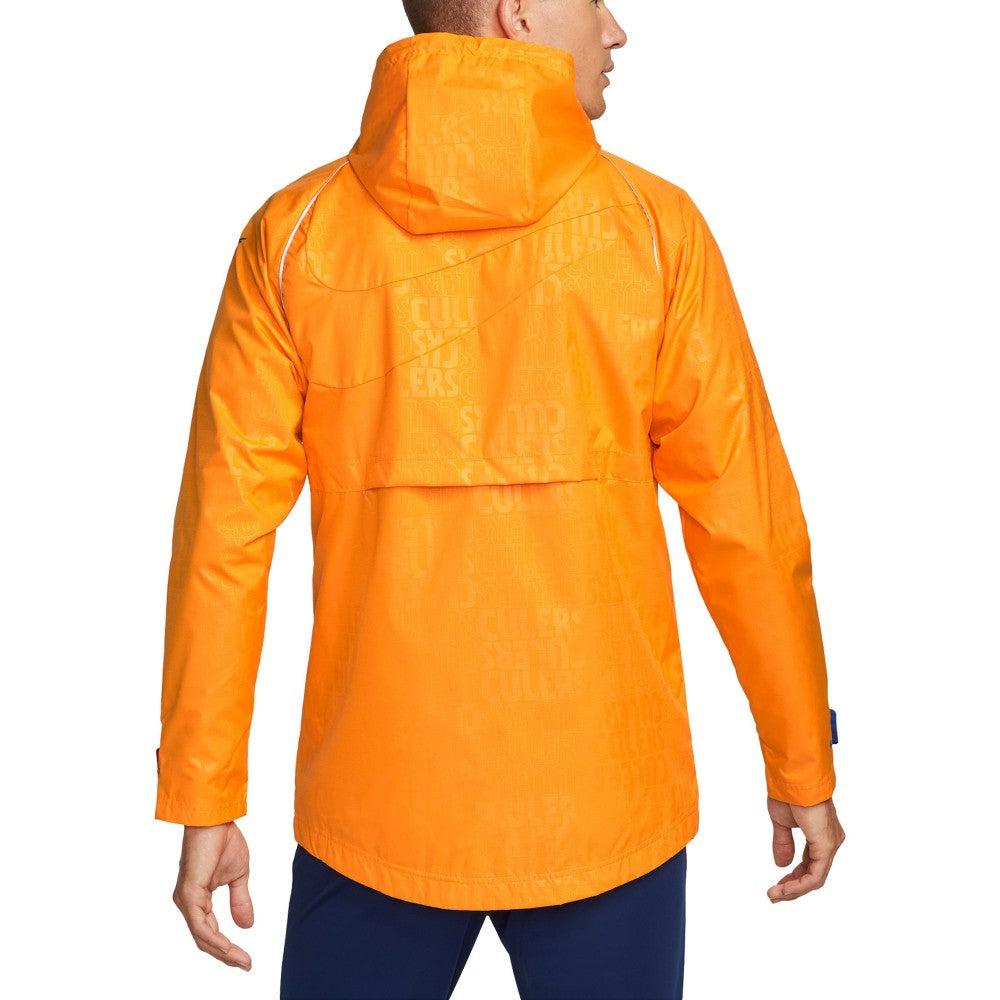 Barcelona All-Weather Full-Zip Jacket Orange