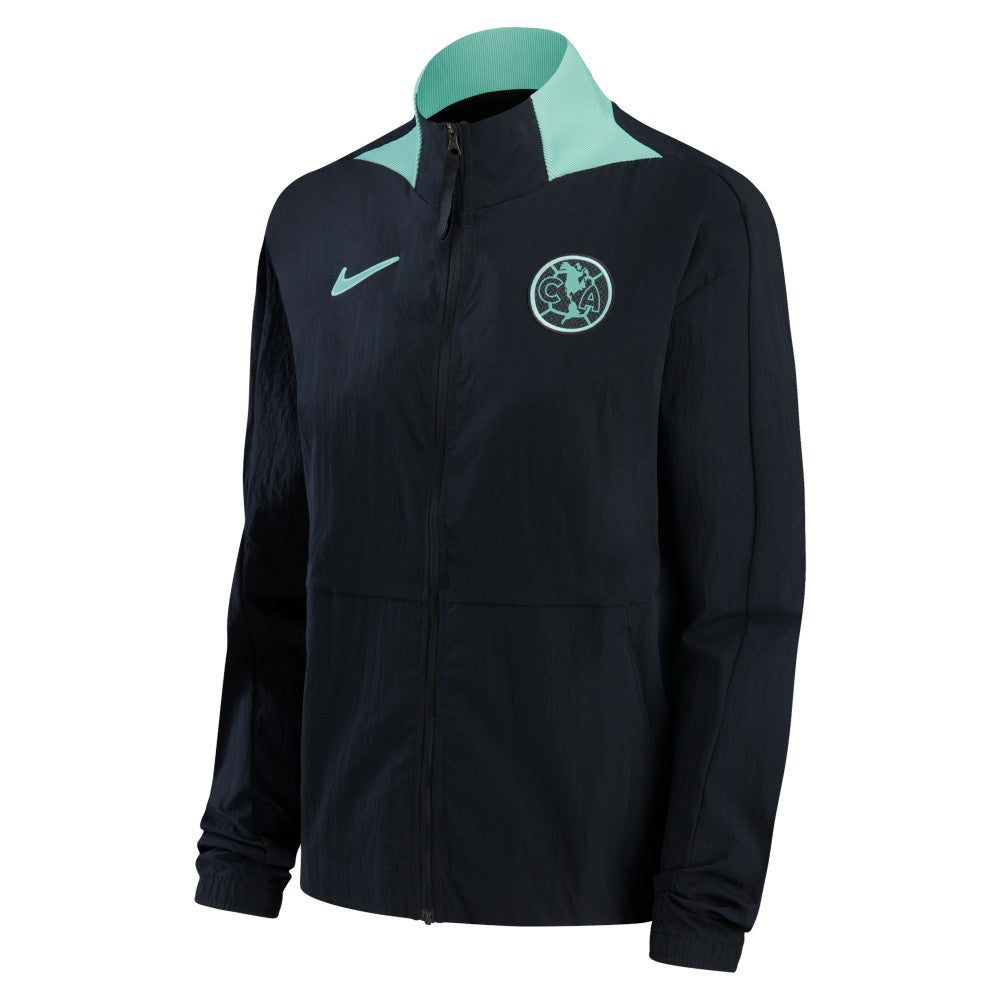 Club America Women's Anthem Raglan Full-Zip Jacket Black
