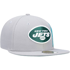 New York Jets New Era City Describe 59FIFTY Fitted Hat Gray
