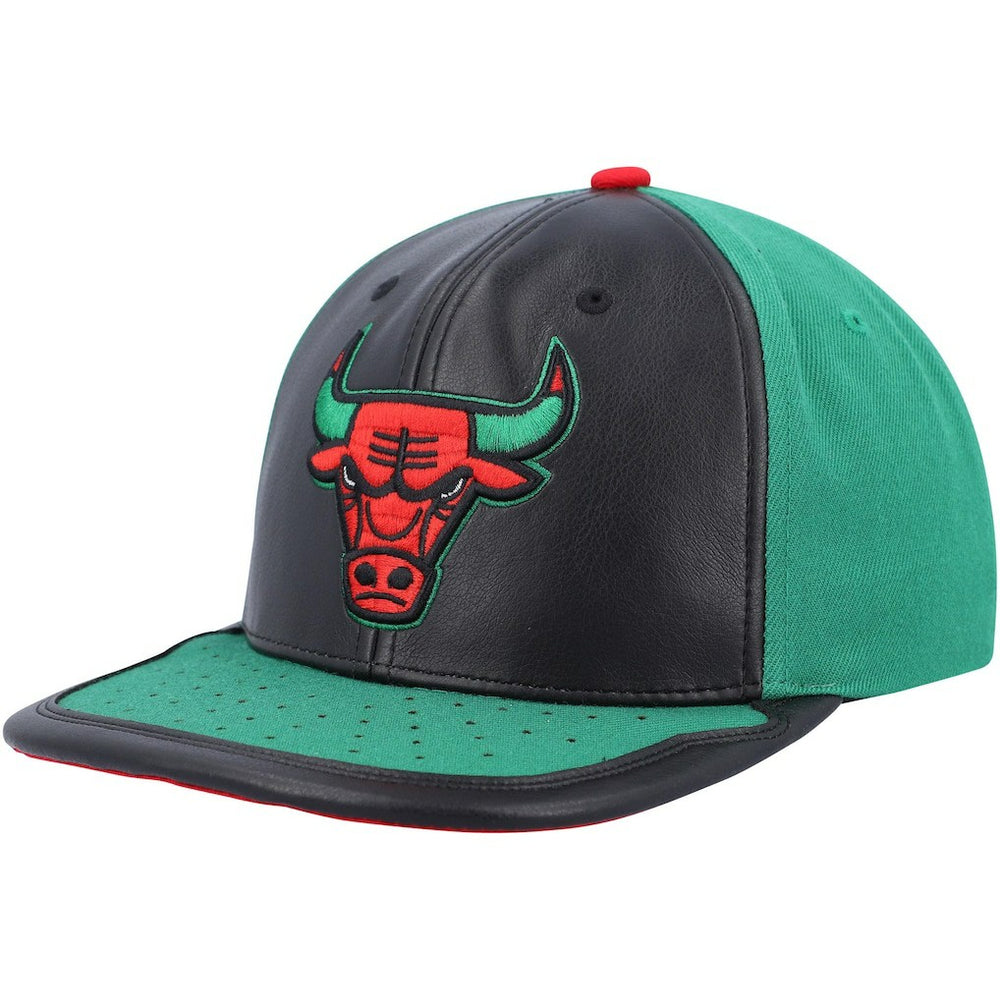 Chicago Bulls Day One Snapback Hat Black/Green
