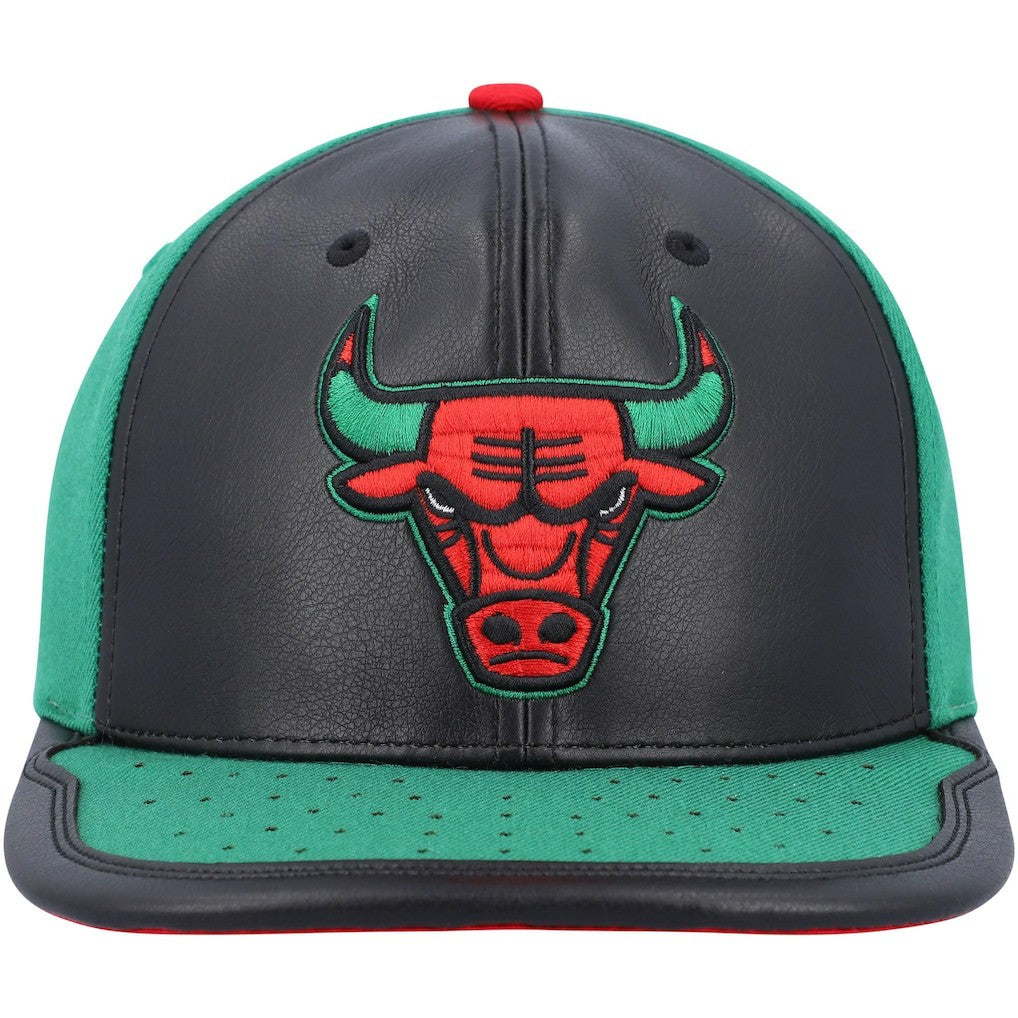 Chicago Bulls Day One Snapback Hat Black/Green