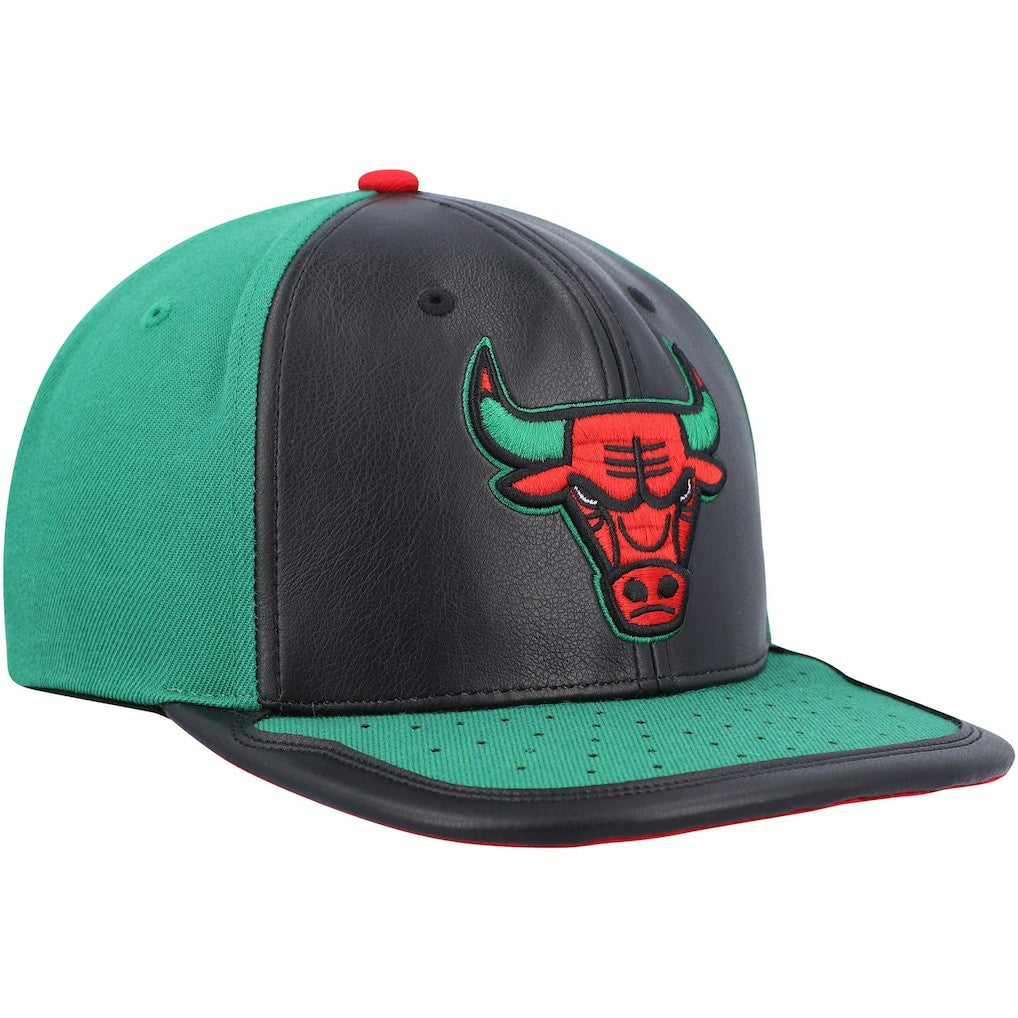 Chicago Bulls Day One Snapback Hat Black/Green