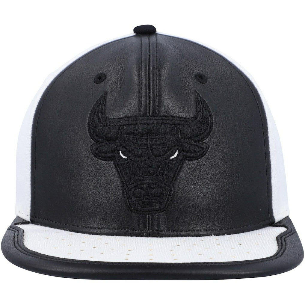 Chicago Bulls NBA Day One Snapback Hat Black/White