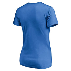 Los Angeles Chargers Women's Long Stride V-Neck T-Shirt Powder Blue