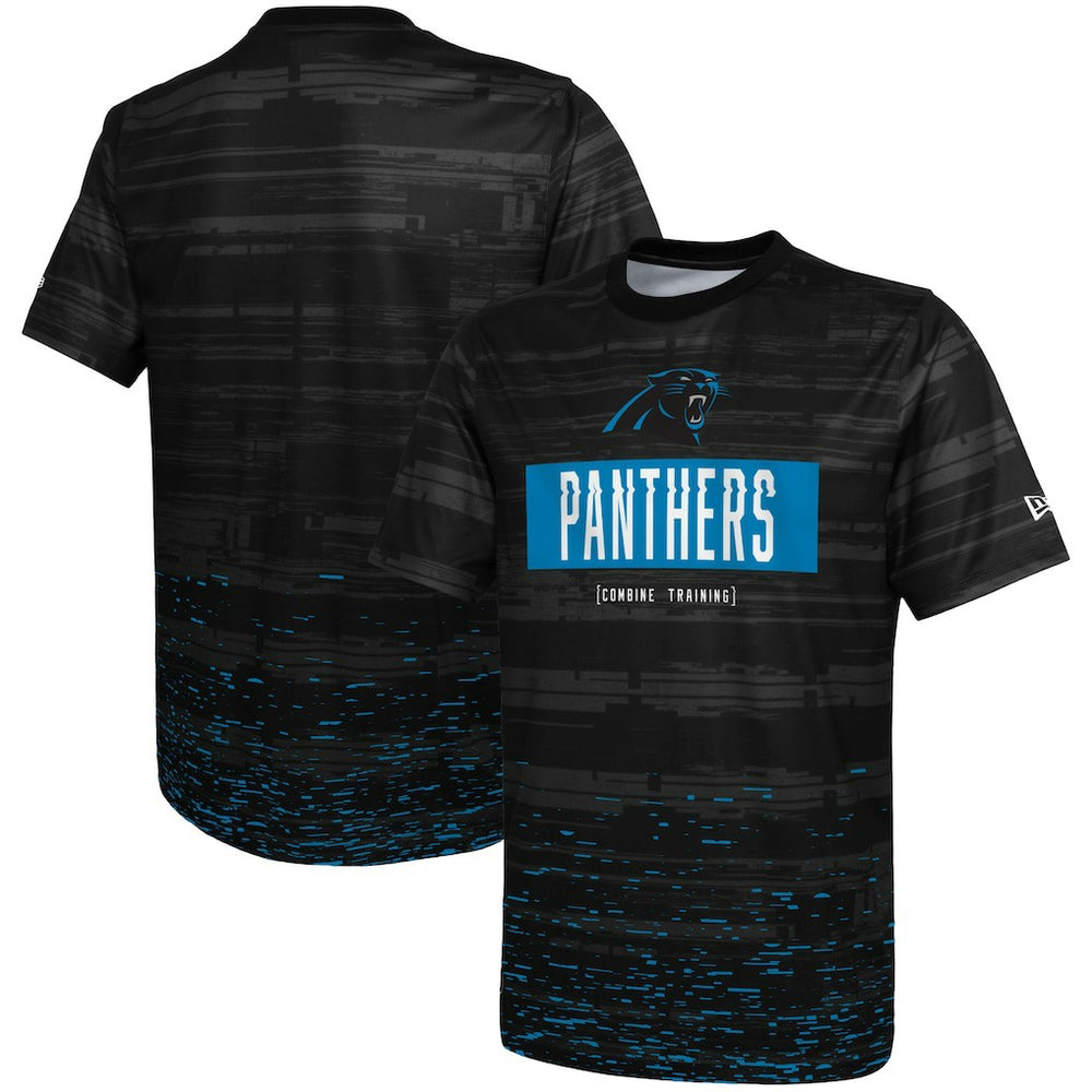 Carolina Panthers New Era Combine Authentic Sweep T-Shirt Black