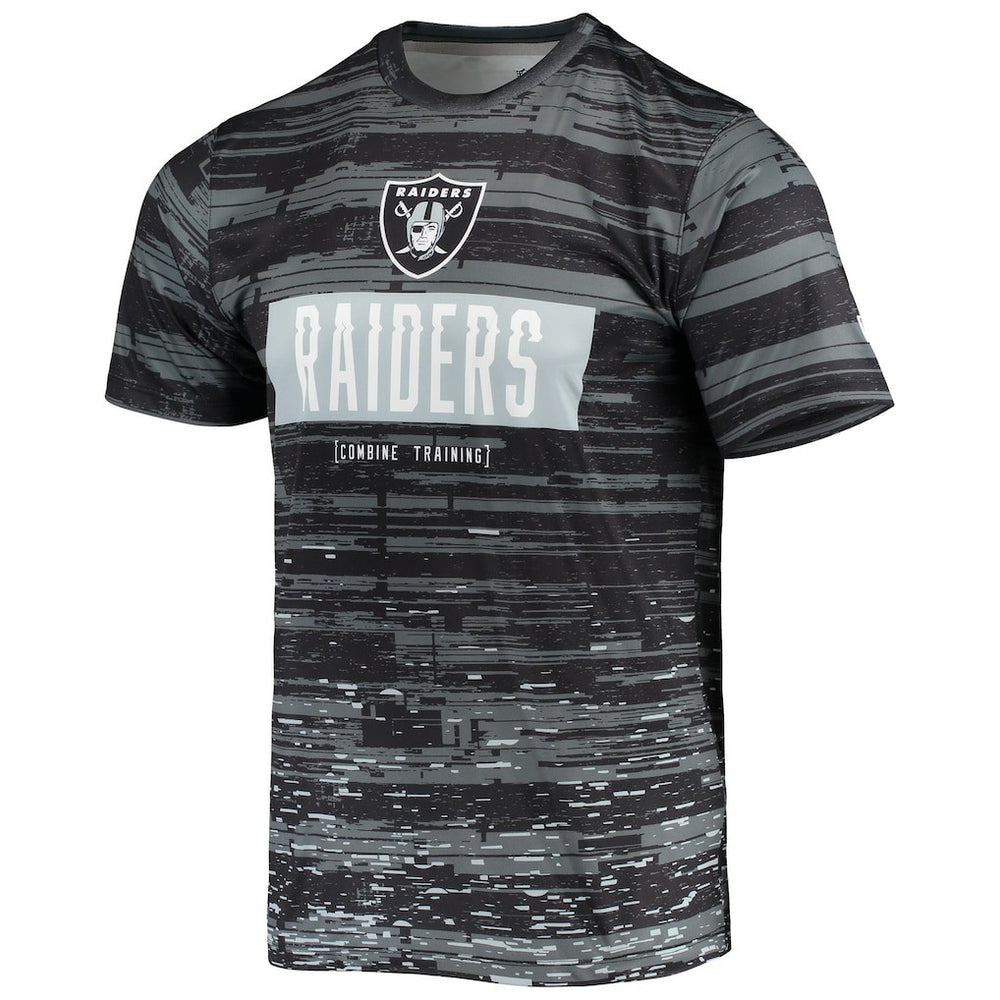Las Vegas Raiders New Era Combine Authentic Sweep T-Shirt Black