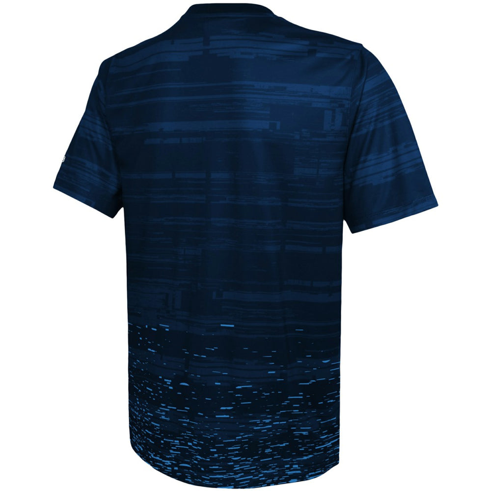 Tennessee Titans New Era Combine Authentic Sweep T-Shirt Navy