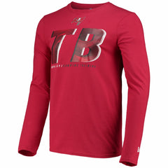 Tampa Bay Buccaneers New Era Combine Authentic Static Abbreviation Long Sleeve T-Shirt Red