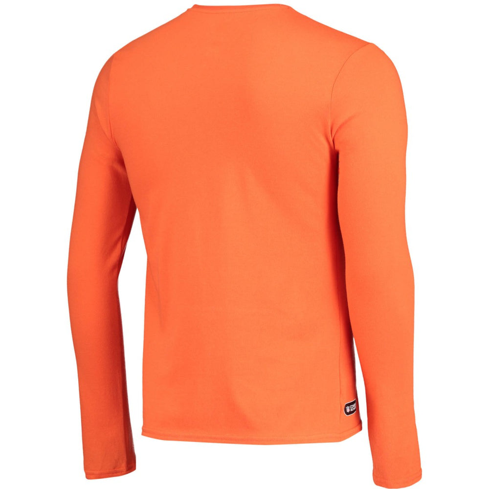 Denver Broncos New Era Combine Authentic Static Abbreviation Long Sleeve T-Shirt Orange
