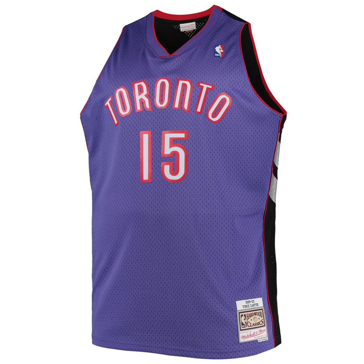 Vince Carter Toronto Raptors Big & Tall 1999/00 Hardwood Classics Swingman Jersey Purple