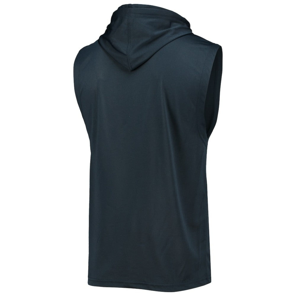 Tampa Bay Rays Stitches Sleeveless Pullover Hoodie - Navy Hoodies