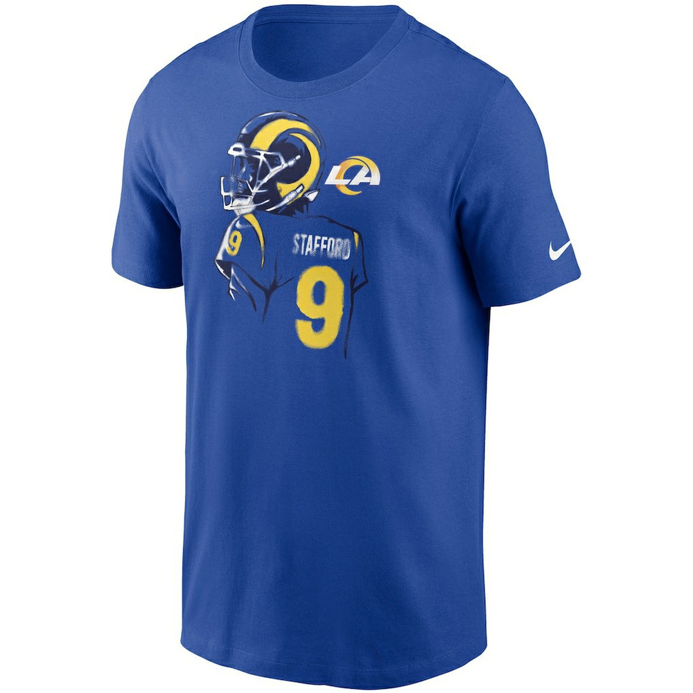 Matthew Stafford Los Angeles Rams Player Graphic T-Shirt Royal