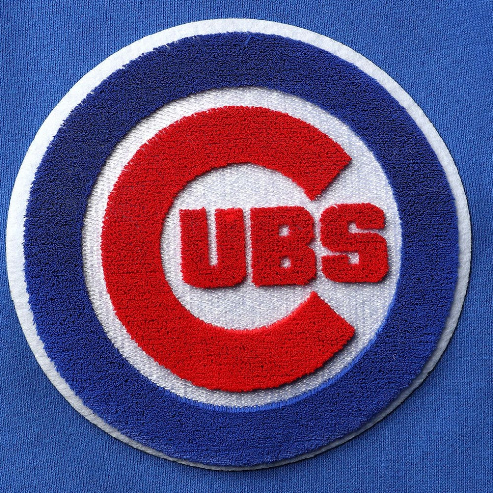 Chicago Cubs Pro Standard Stacked Logo Pullover Sweatshirt - Royal Pullover