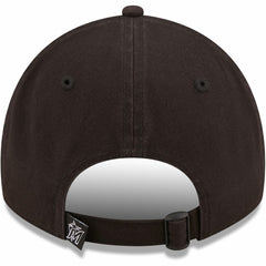 Miami Marlins New Era Black On Black Core Classic 2.0 9TWENTY Adjustable Hat Hats
