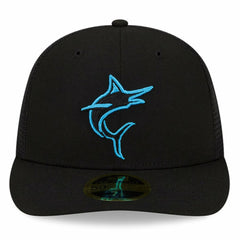 Miami Marlins New Era 2023 Batting Practice 59FIFTY Fitted Hat - Black Hats