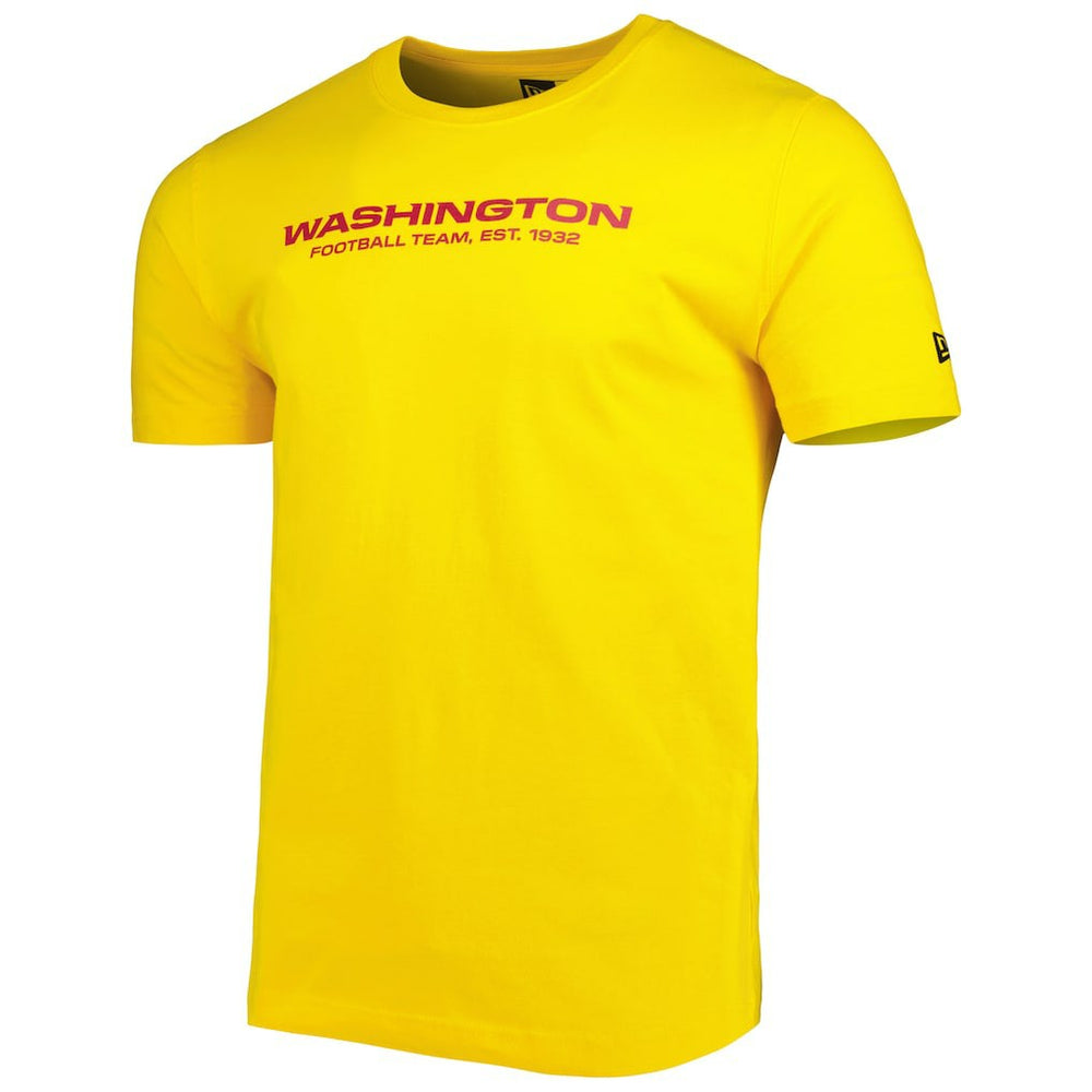 Washington Commanders New Era League Tonal T-Shirt Gold