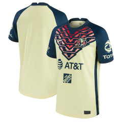 Club America Youth 2021/22 Home Breathe Stadium Replica Jersey Yellow