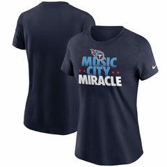 Tennessee Titans Women's Hometown Collection T-Shirt Navy