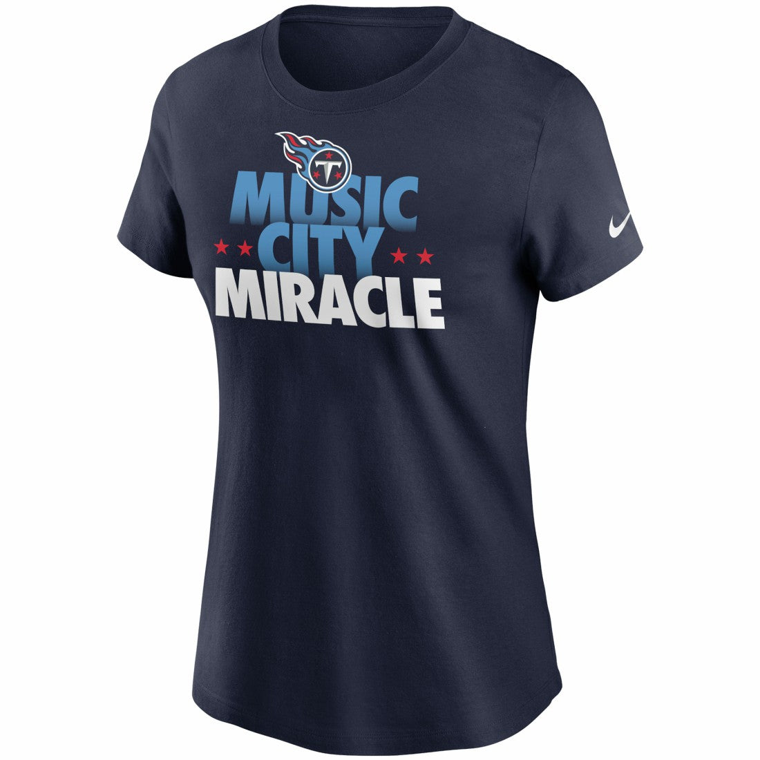 Tennessee Titans Women's Hometown Collection T-Shirt Navy