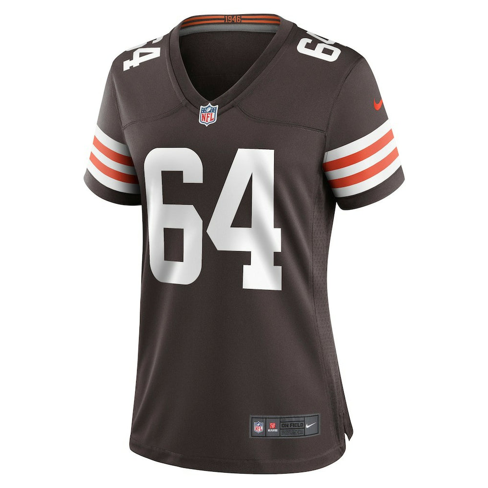 Joe DeLamielleure Cleveland Browns Women's Game Retired Player Jersey Brown