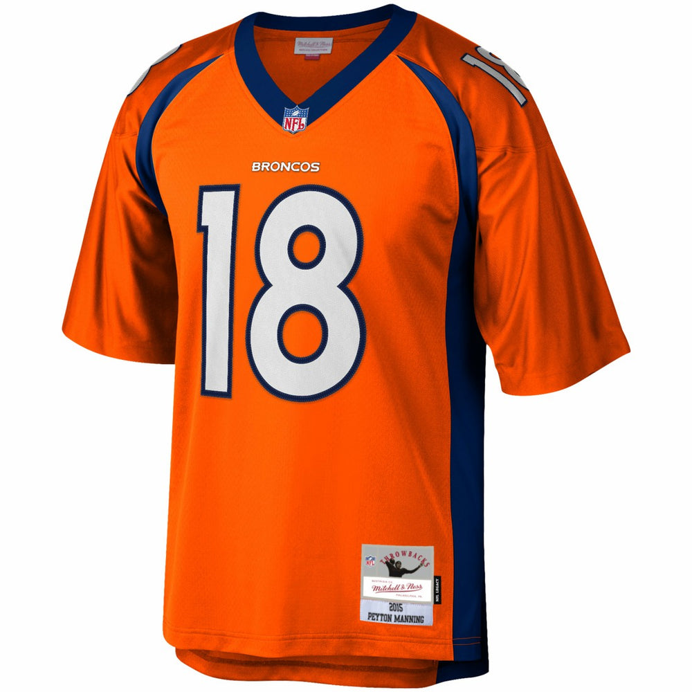 Peyton Manning Denver Broncos Big & Tall 2015 Retired Player Replica Jersey Orange