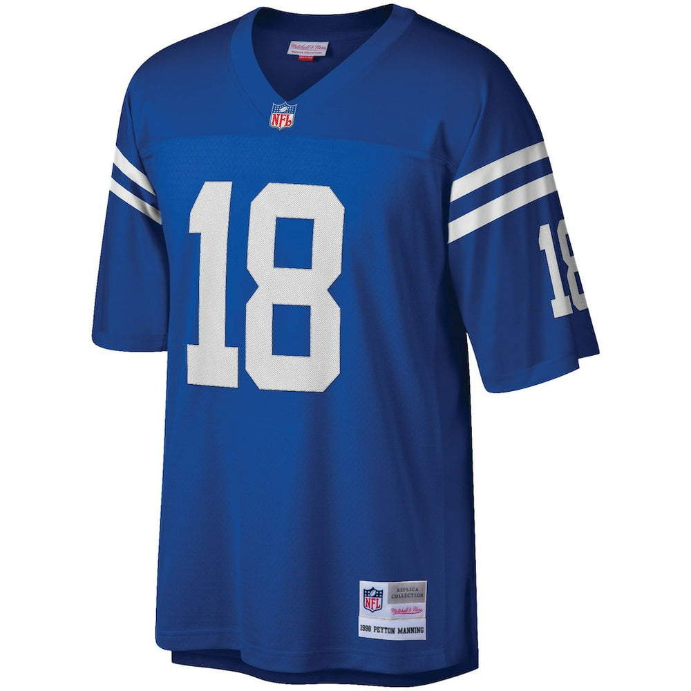 Peyton Manning Indianapolis Colts Big & Tall 1998 Retired Player Replica Jersey Royal