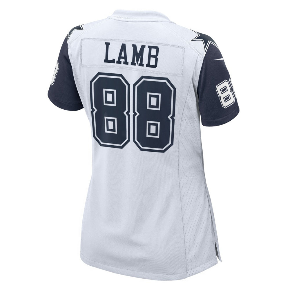 CeeDee Lamb Dallas Cowboys Women's 2nd Alternate Game Jersey White