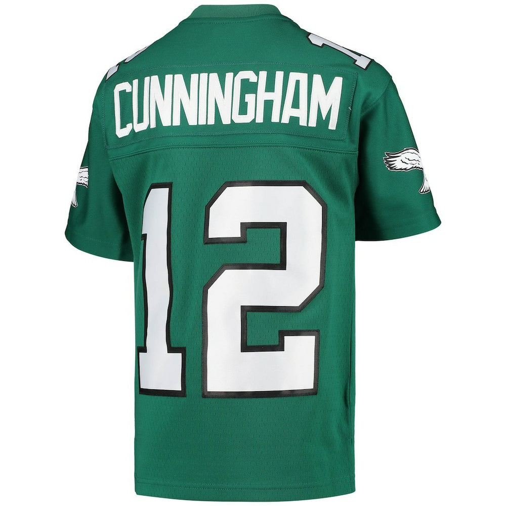 Randall Cunningham Philadelphia Eagles Youth 1990 Retired Player Legacy Jersey Kelly Green