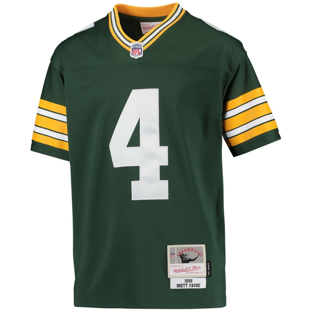 Brett Favre Green Bay Packers Youth 1996 Retired Player Legacy Jersey Green