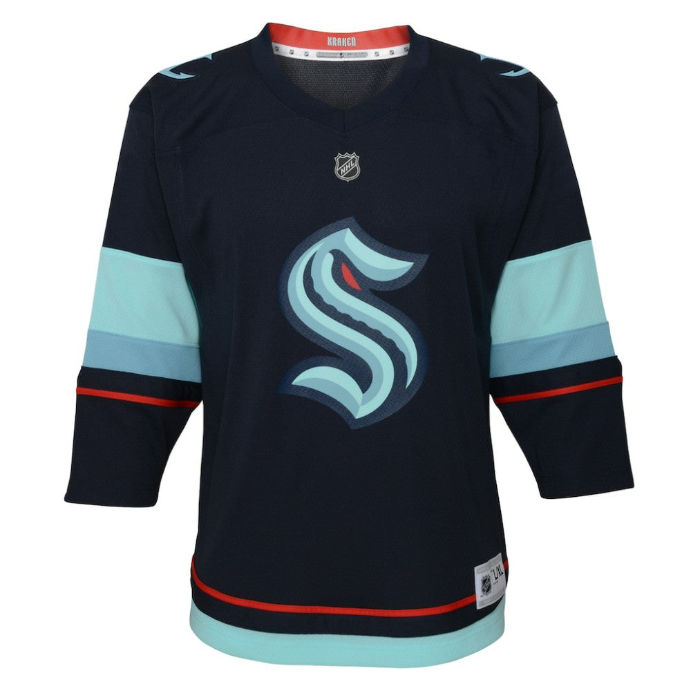 NHL Seattle Kraken Youth Home Replica Jersey - Navy