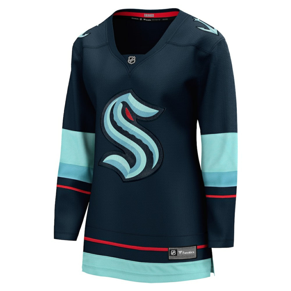 NHL Seattle Kraken Fanatics Women's Home Breakaway Jersey - Navy
