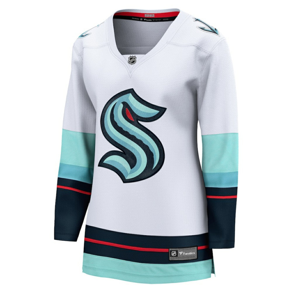 NHL Seattle Kraken Fanatics Women's Away Breakaway Jersey - White