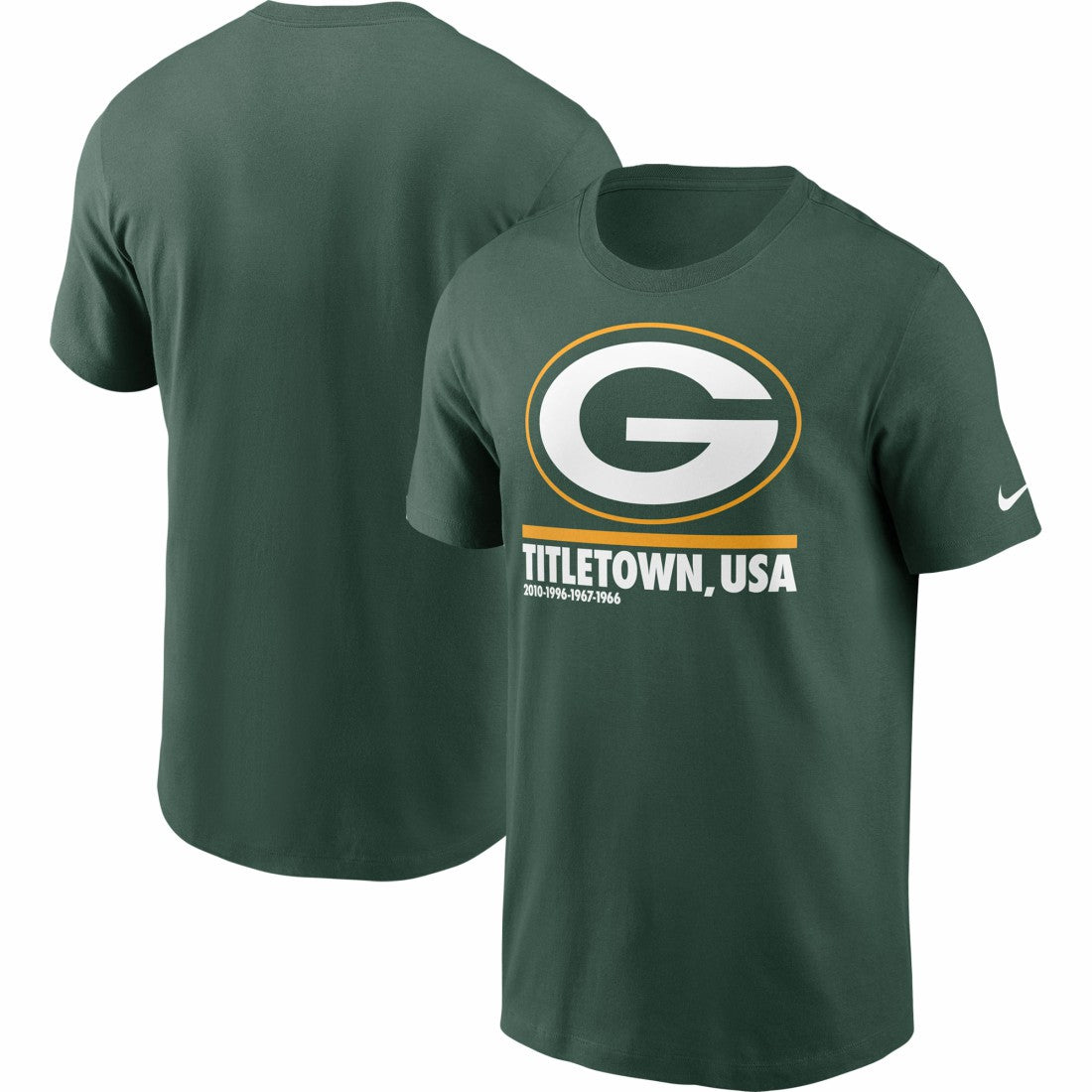 Green Bay Packers Hometown Collection Title Town T-Shirt Green