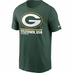 Green Bay Packers Hometown Collection Title Town T-Shirt Green