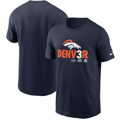 Denver Broncos Hometown Collection Denv3r T-Shirt Navy