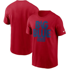 New York Giants Hometown Collection Big Blue T-Shirt Red