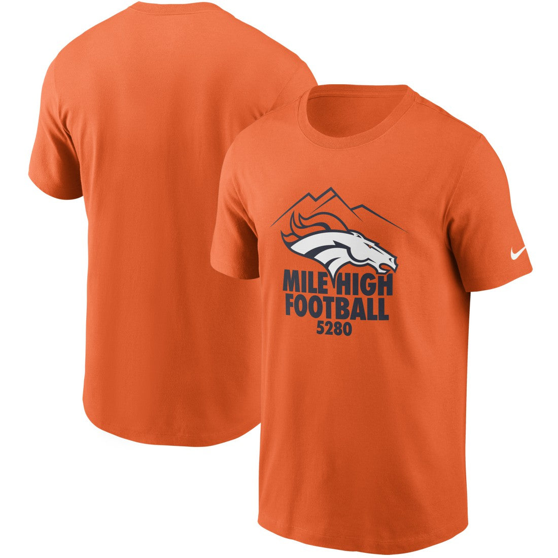 Denver Broncos Hometown Collection 5,280 T-Shirt Orange
