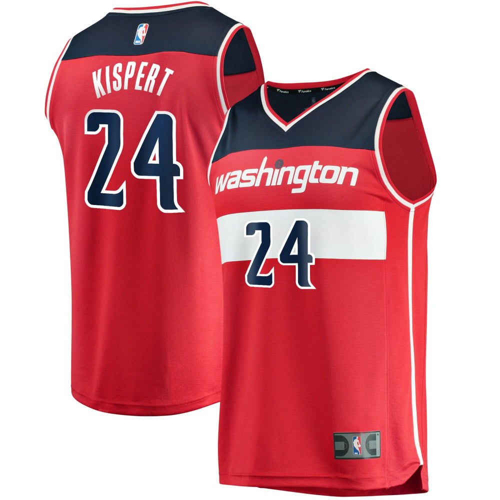 Corey Kispert Washington Wizards Youth Fast Break Replica Jersey Red Icon Edition