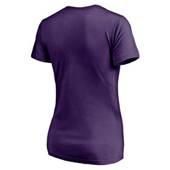 Baltimore Ravens Women's Hometown Collection Wildcat V-Neck T-Shirt Purple
