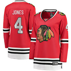 NHL Seth Jones Chicago Blackhawks Fanatics Women's Home Breakaway Player Jersey - Red