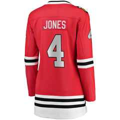 NHL Seth Jones Chicago Blackhawks Fanatics Women's Home Breakaway Player Jersey - Red