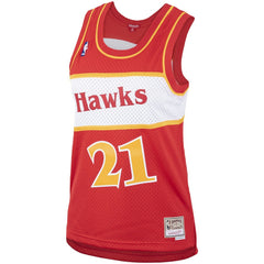 Dominique Wilkins Atlanta Hawks Women's Hardwood Classics Swingman Jersey Red