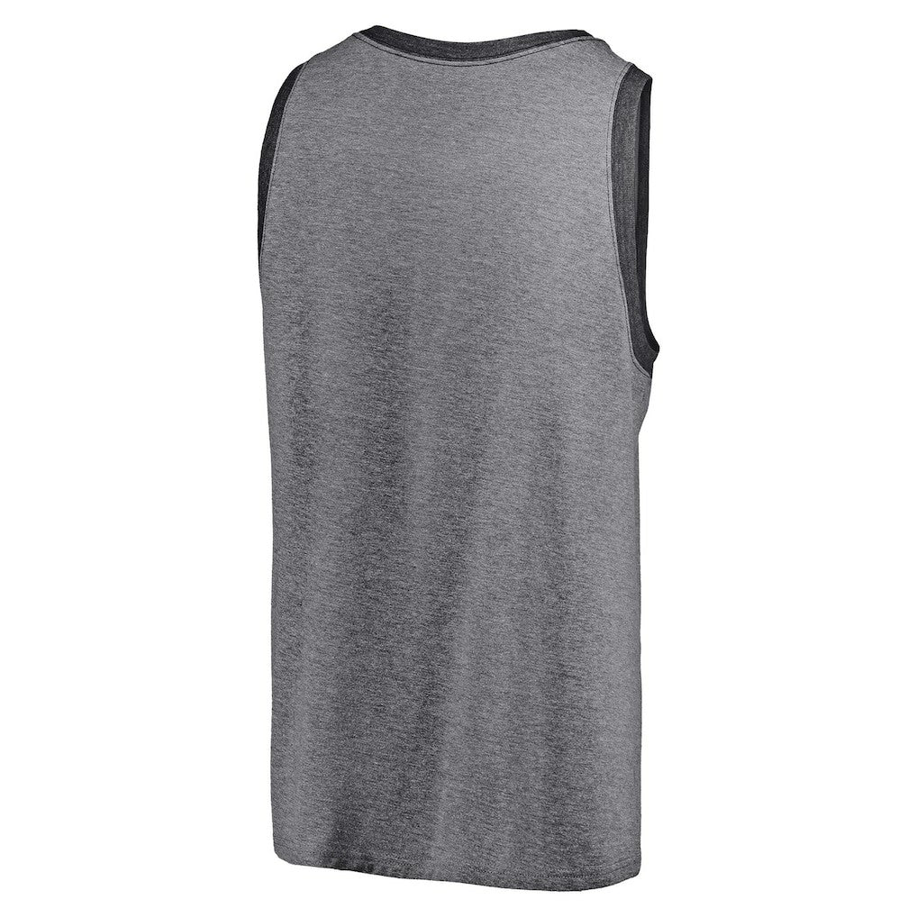 Cleveland Browns Famous Tri-Blend Tank Top Heathered Gray/Heathered Charcoal