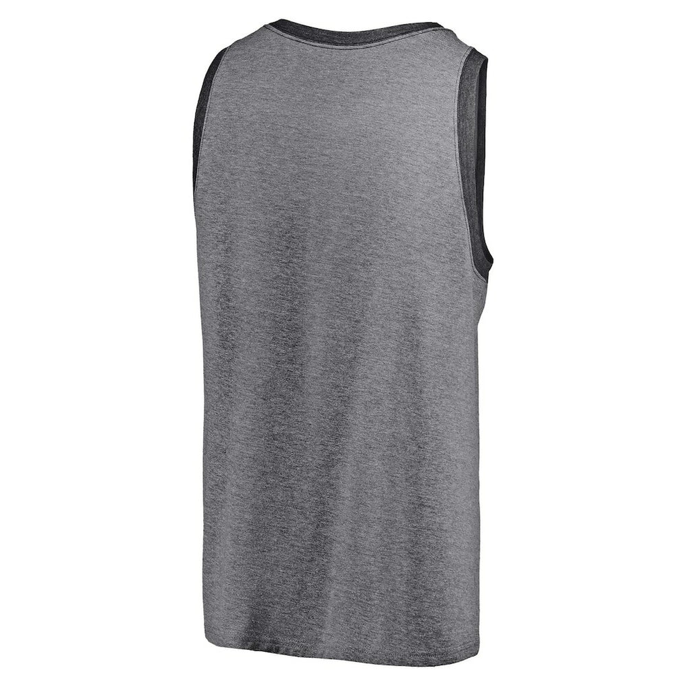 Cleveland Browns Famous Tri-Blend Tank Top Heathered Gray/Heathered Charcoal