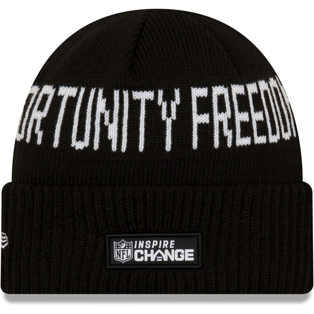Cleveland Browns New Era Team Social Justice Cuffed Knit Hat Black